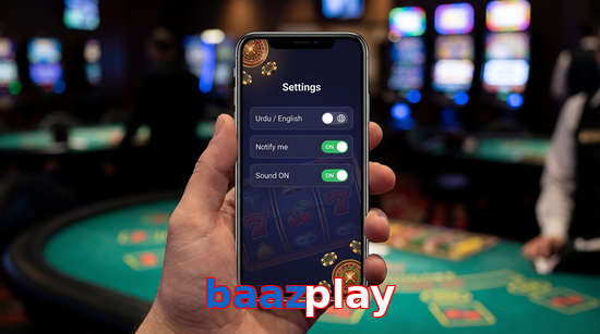 Game list for Baazplay app section