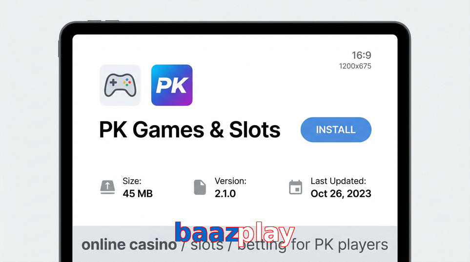 Game list for Baazplay gameapk section